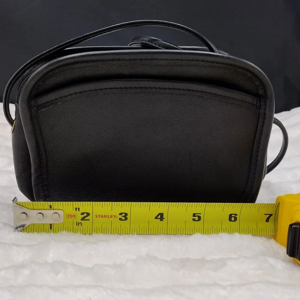 Vintage Coach Black Style 9935 Style /Hadley Zip Top zipper closure/Front PKT - Picture 6 of 16